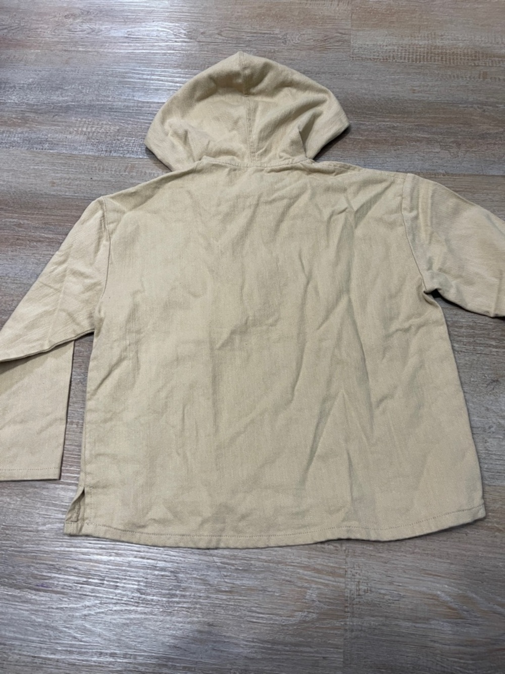 Rylee + Cru Beige Hooded Pullover Sweatshirt - Picture 5 of 6